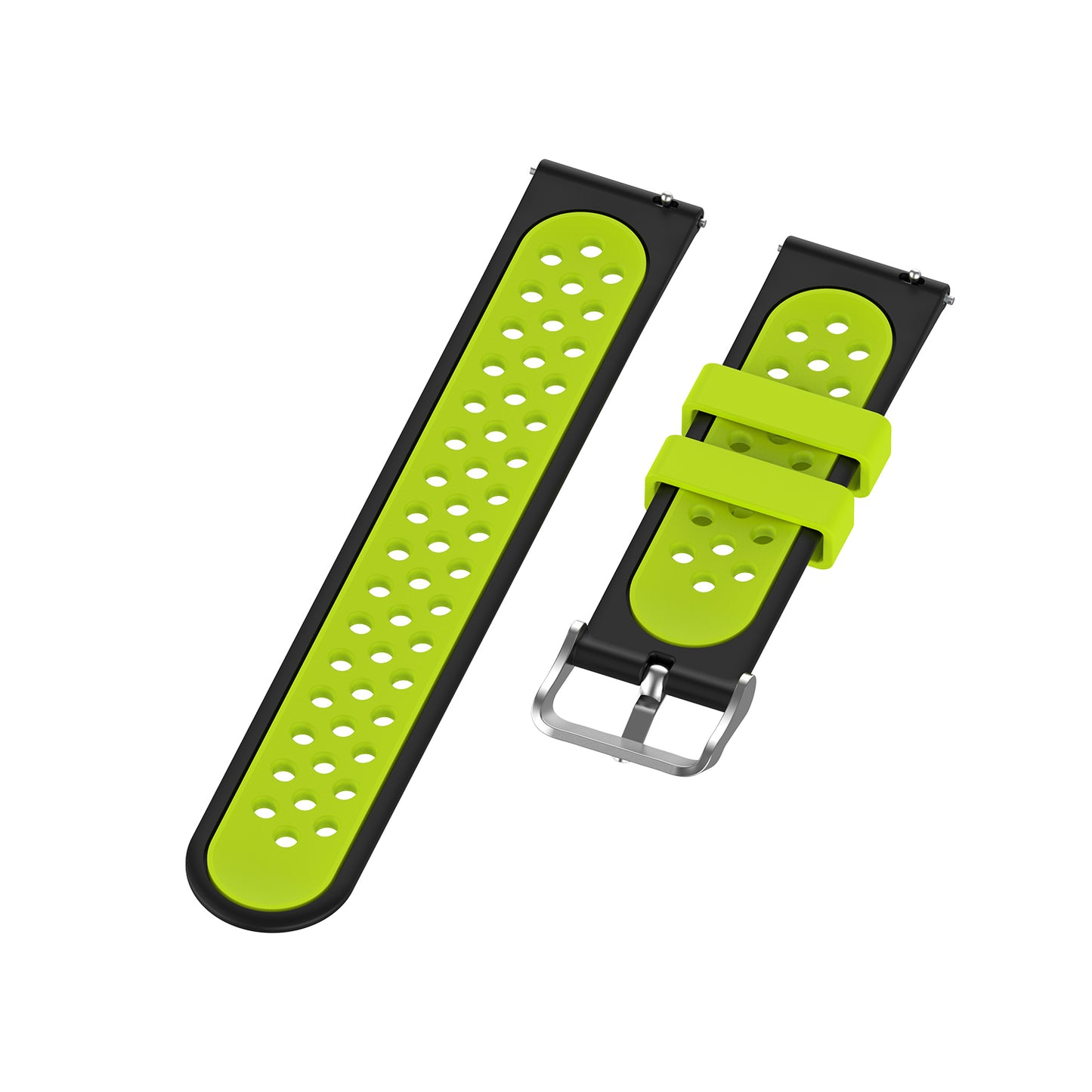 18mm Dual Color Silicone Smart Watch Band for Xiaomi Mi Watch
