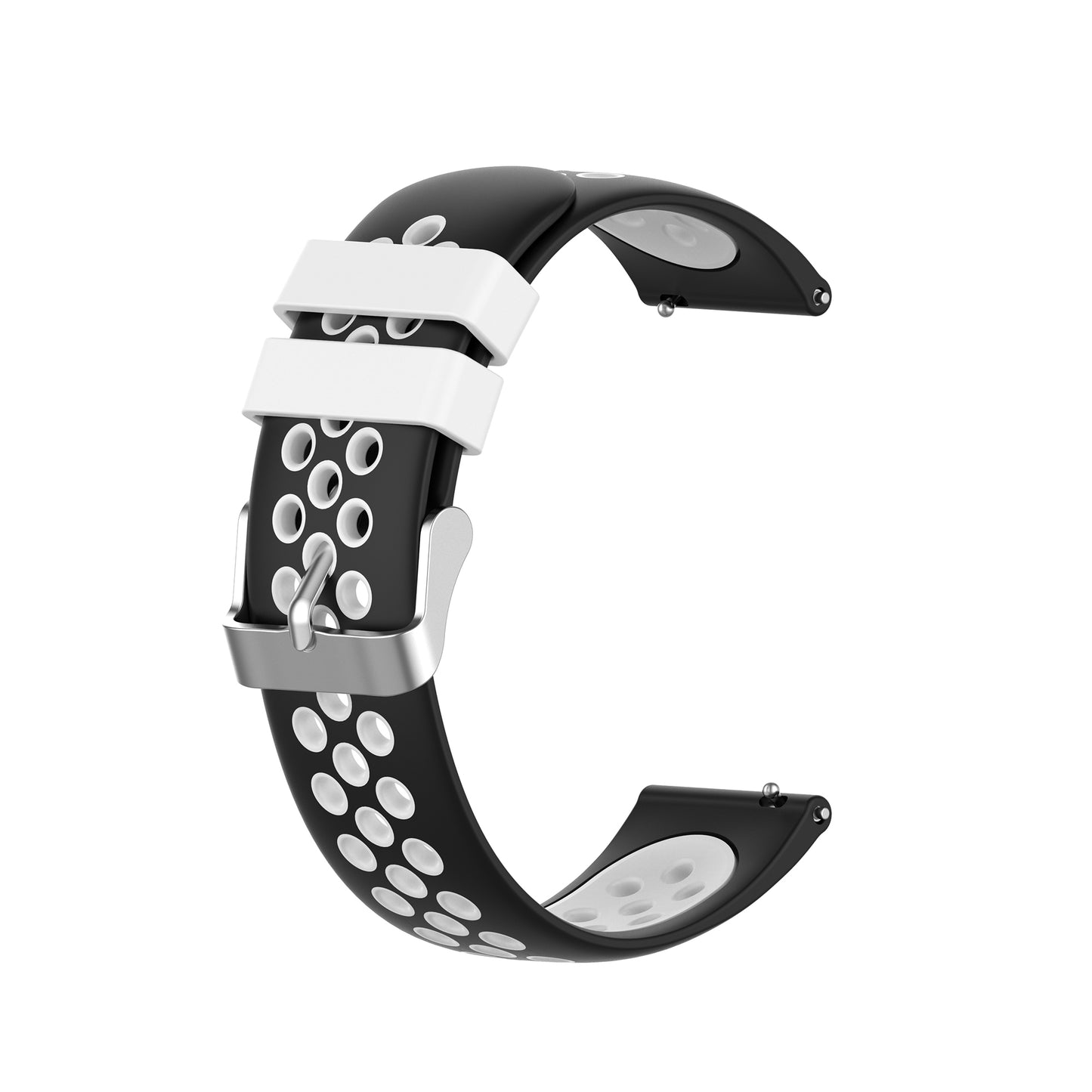 18mm Dual Color Silicone Smart Watch Band for Xiaomi Mi Watch