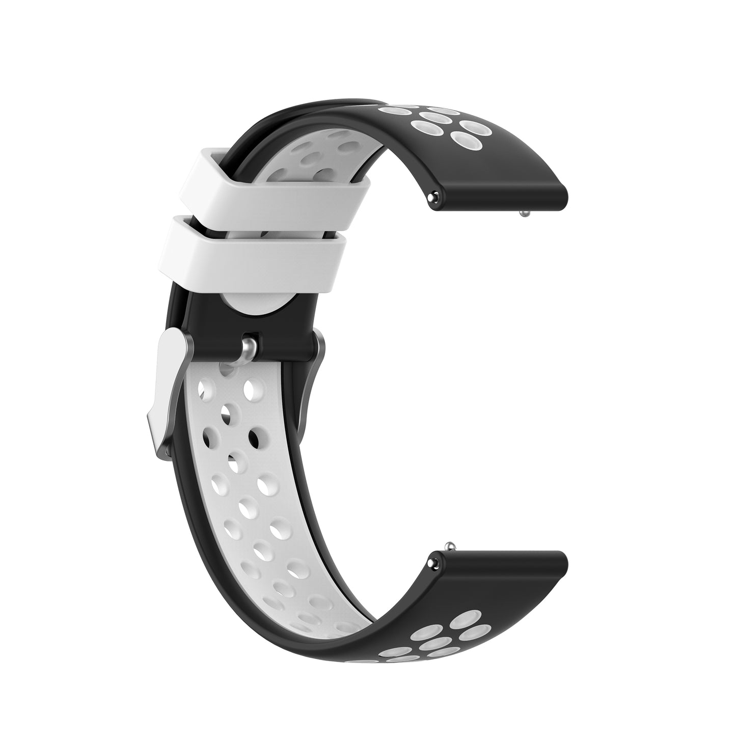 18mm Dual Color Silicone Smart Watch Band for Xiaomi Mi Watch