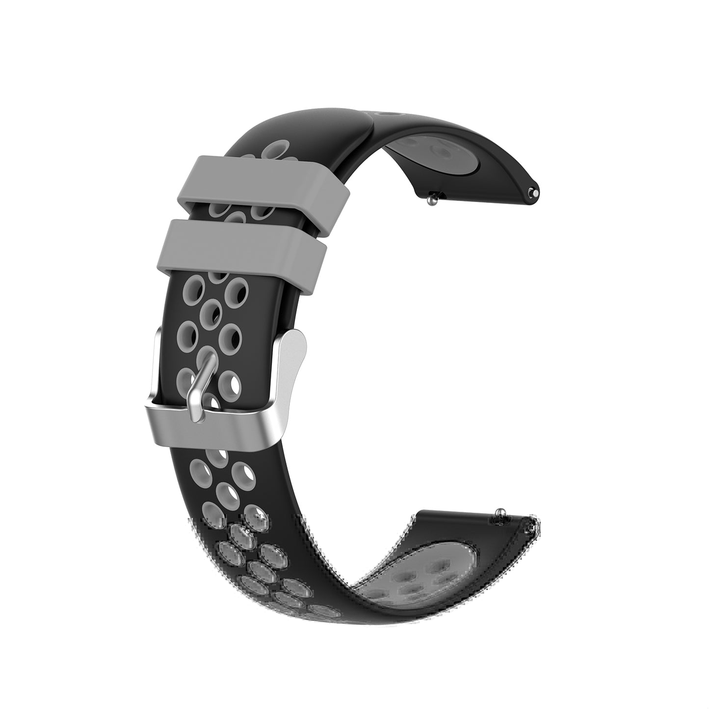 18mm Dual Color Silicone Smart Watch Band for Xiaomi Mi Watch