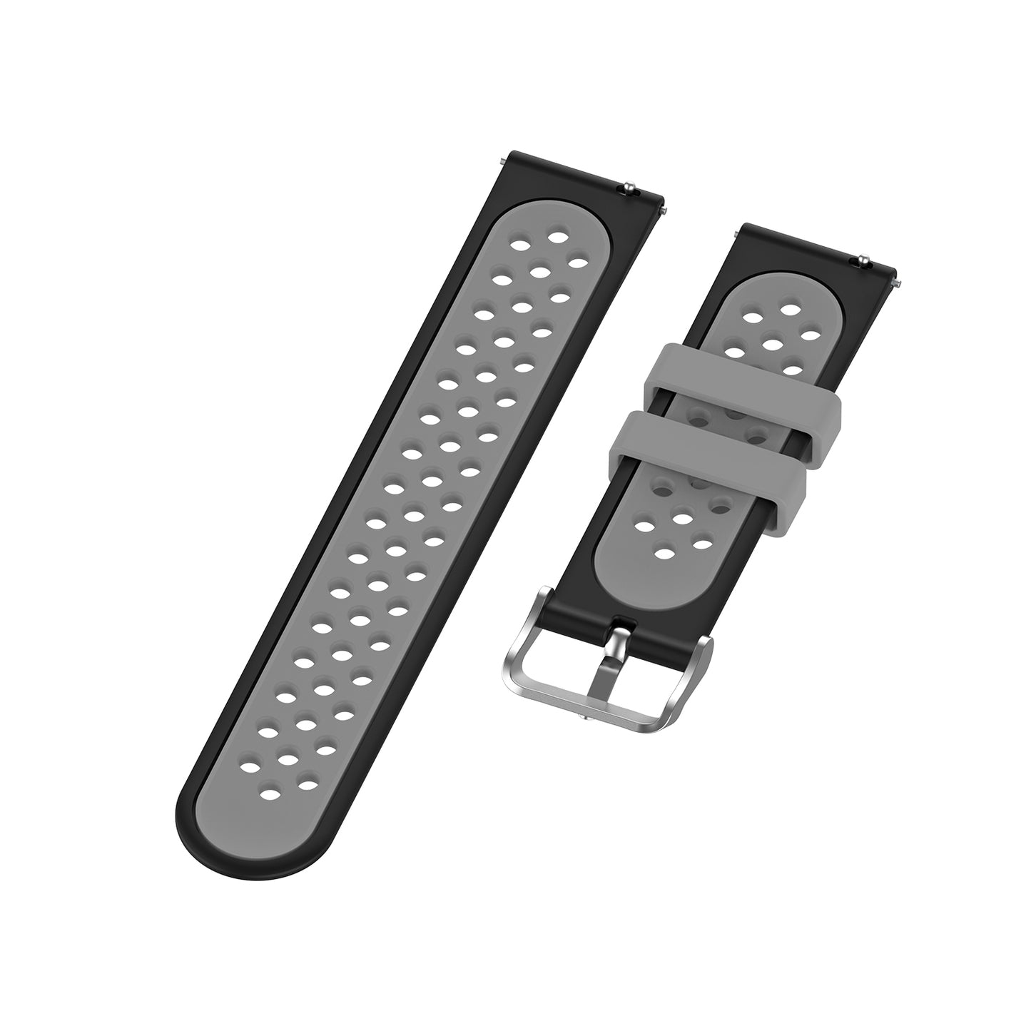 18mm Dual Color Silicone Smart Watch Band for Xiaomi Mi Watch