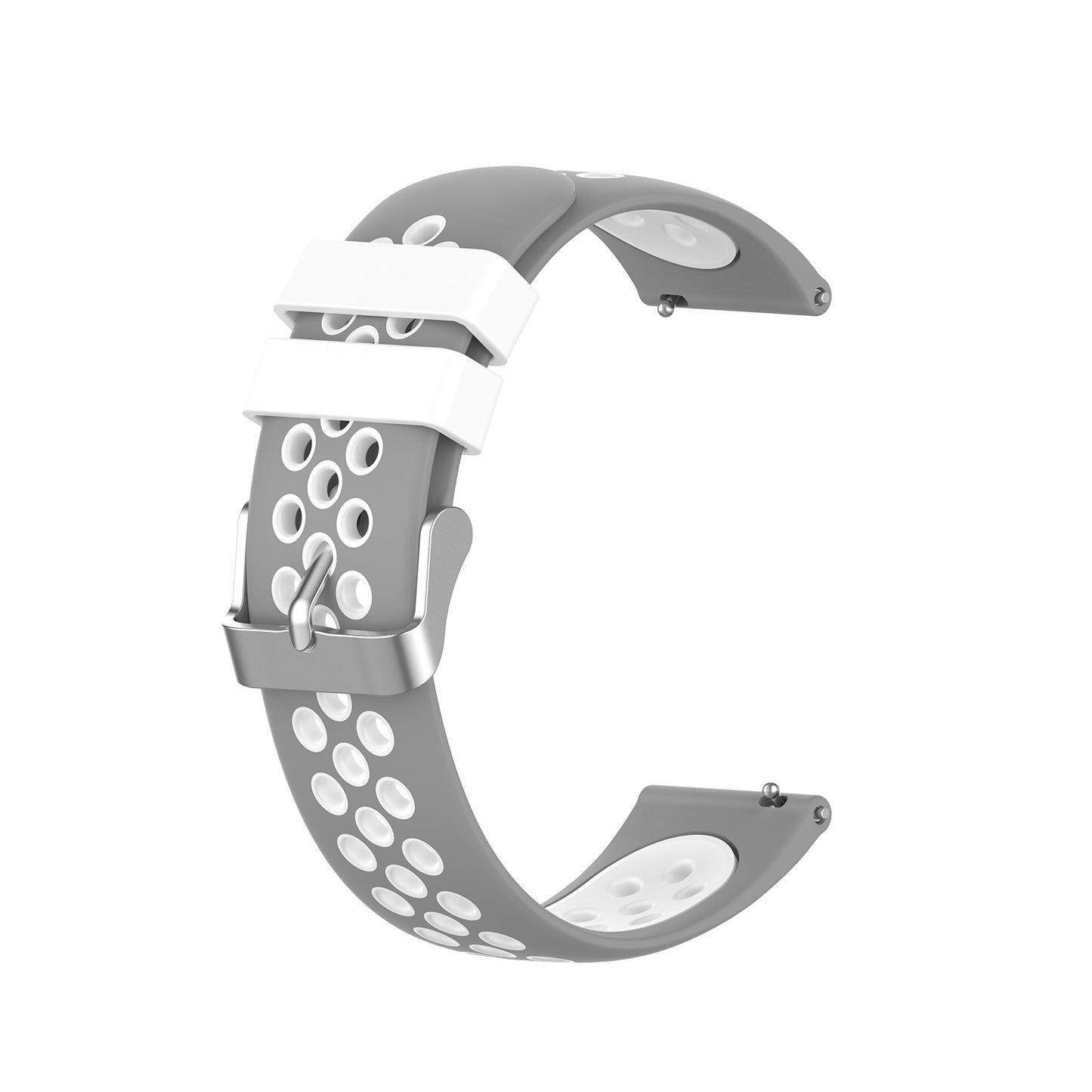 18mm Dual Color Silicone Smart Watch Band for Xiaomi Mi Watch