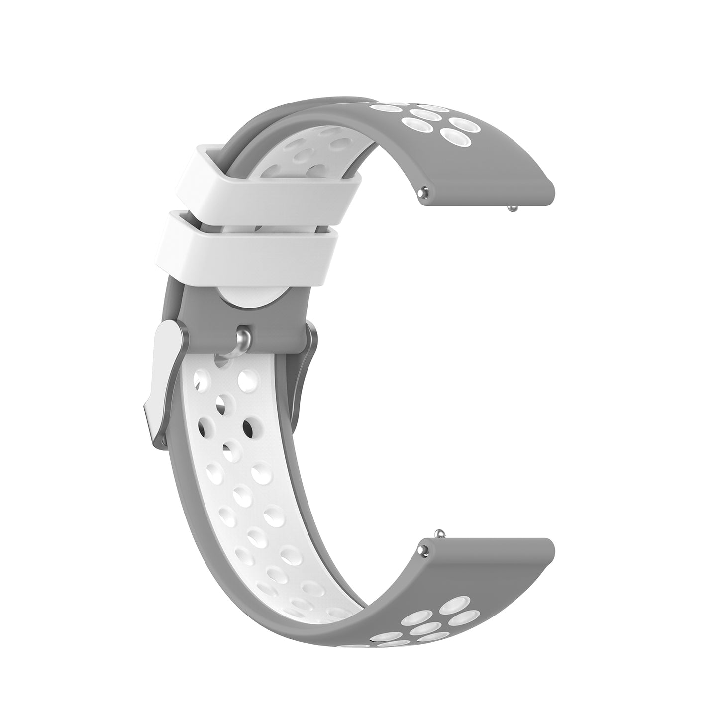 18mm Dual Color Silicone Smart Watch Band for Xiaomi Mi Watch