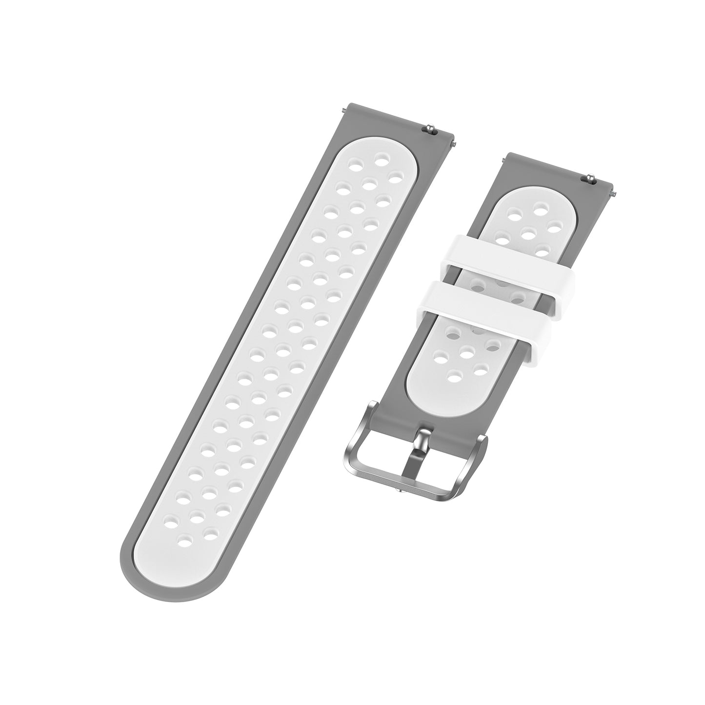 18mm Dual Color Silicone Smart Watch Band for Xiaomi Mi Watch