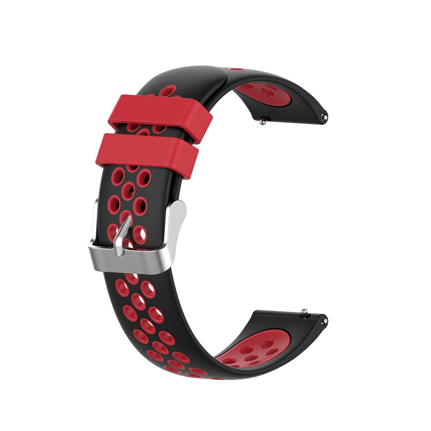 18mm Dual Color Silicone Smart Watch Band for Xiaomi Mi Watch