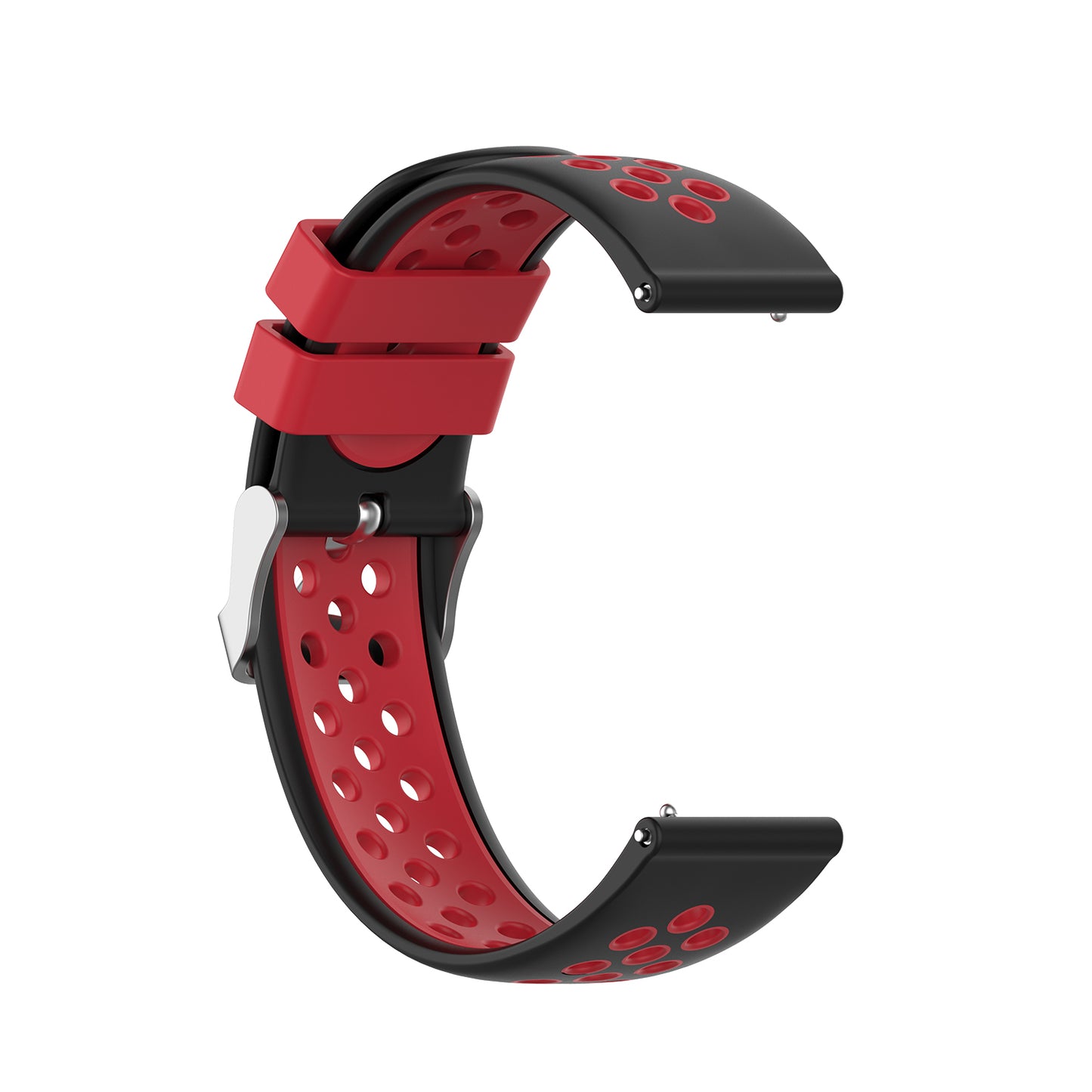 18mm Dual Color Silicone Smart Watch Band for Xiaomi Mi Watch
