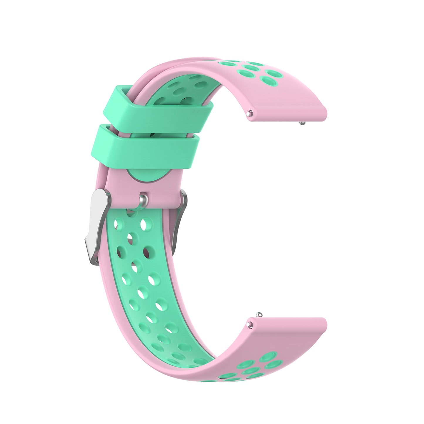 18mm Dual Color Silicone Smart Watch Band for Xiaomi Mi Watch