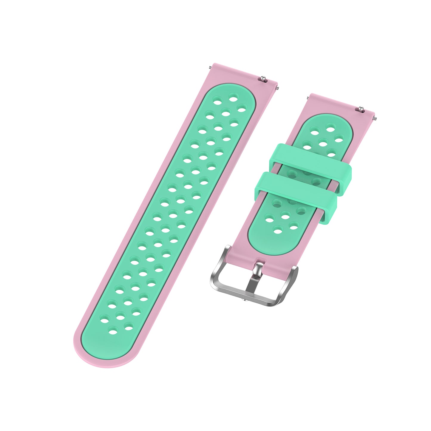 18mm Dual Color Silicone Smart Watch Band for Xiaomi Mi Watch