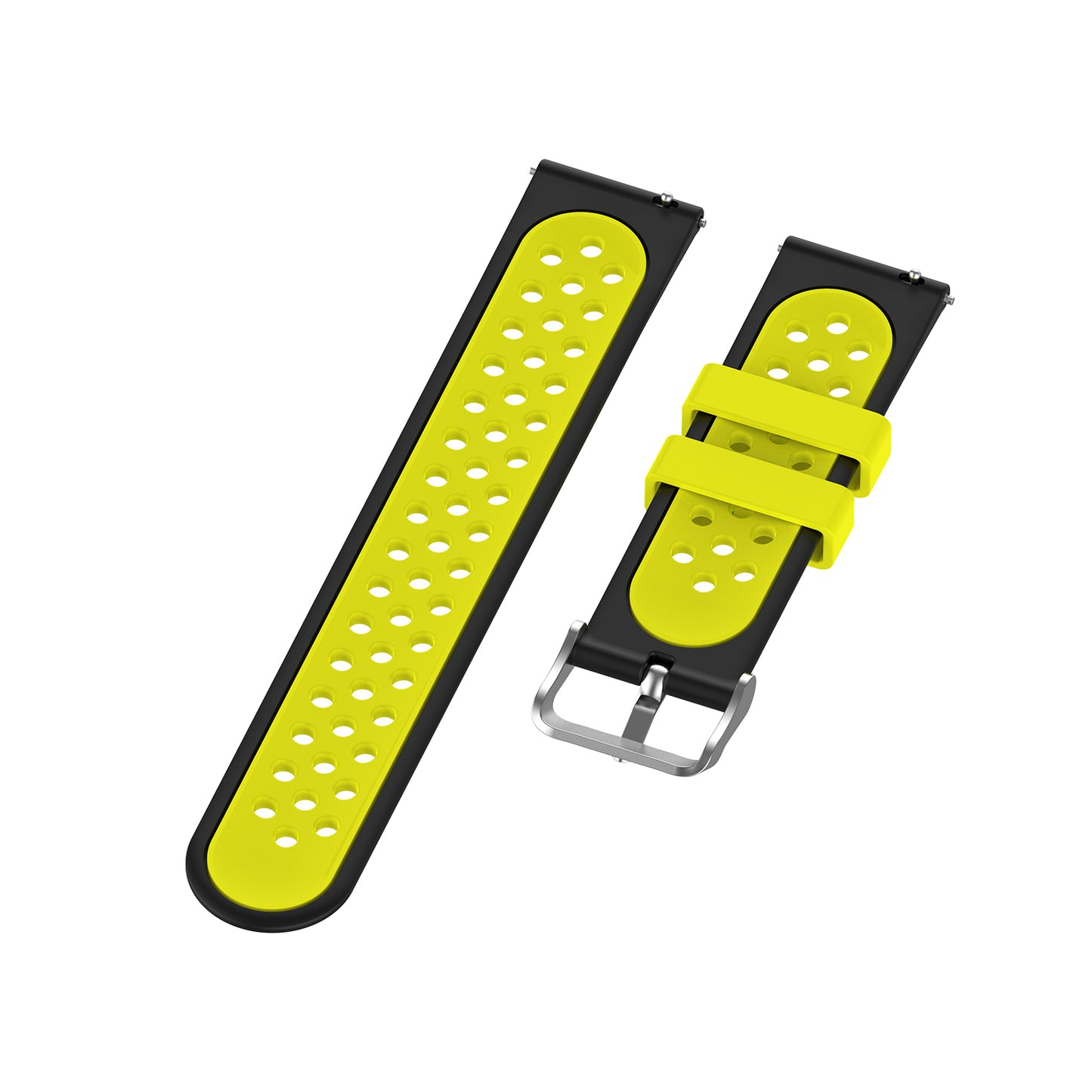 18mm Dual Color Silicone Smart Watch Band for Xiaomi Mi Watch
