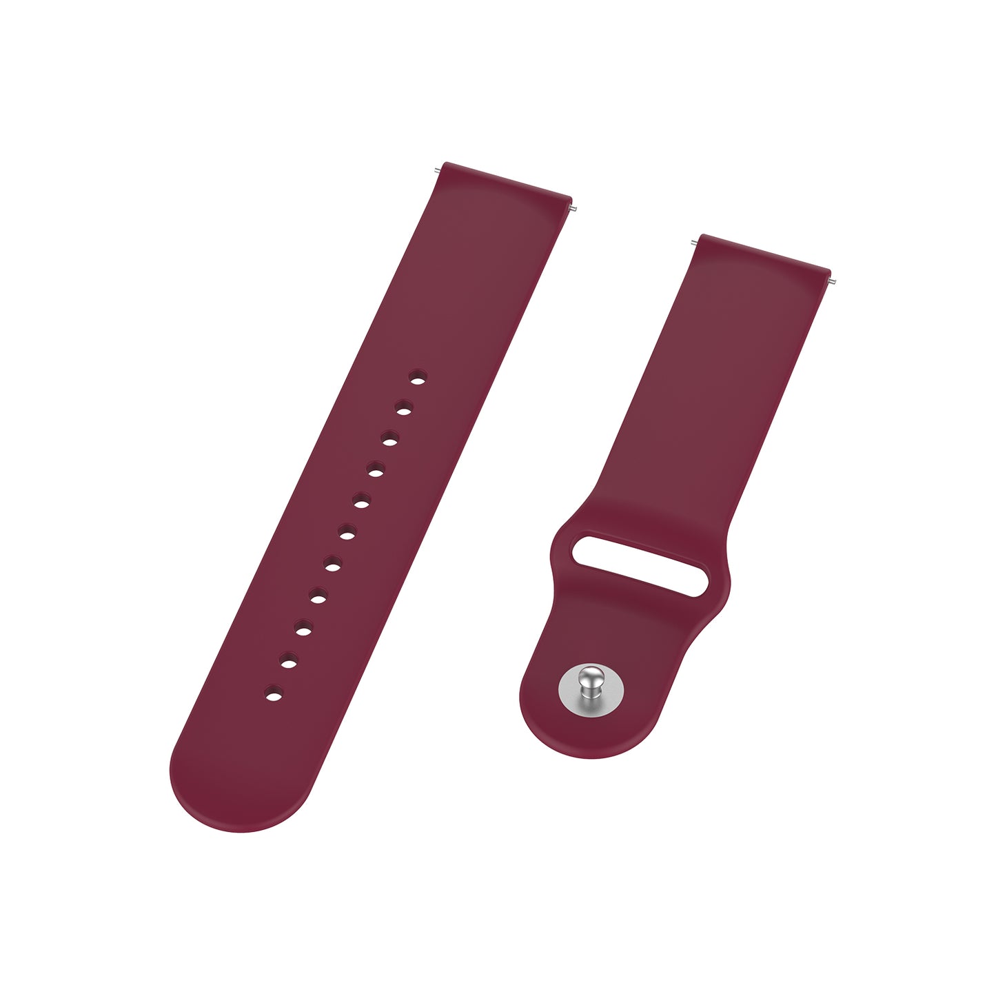 18mm Solid Color Silicone Smart Watch Replacement Strap for Xiaomi Mi Watch
