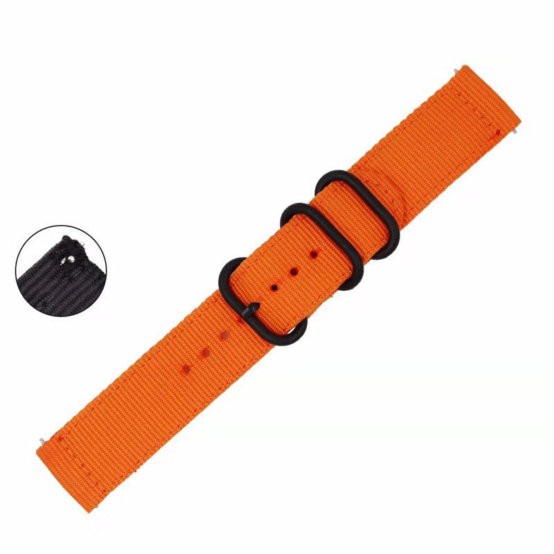 22mm Buckle Closure Nylon Watch Strap for Samsung Galaxy Watch 46mm/Huawei Watch GT 46mm