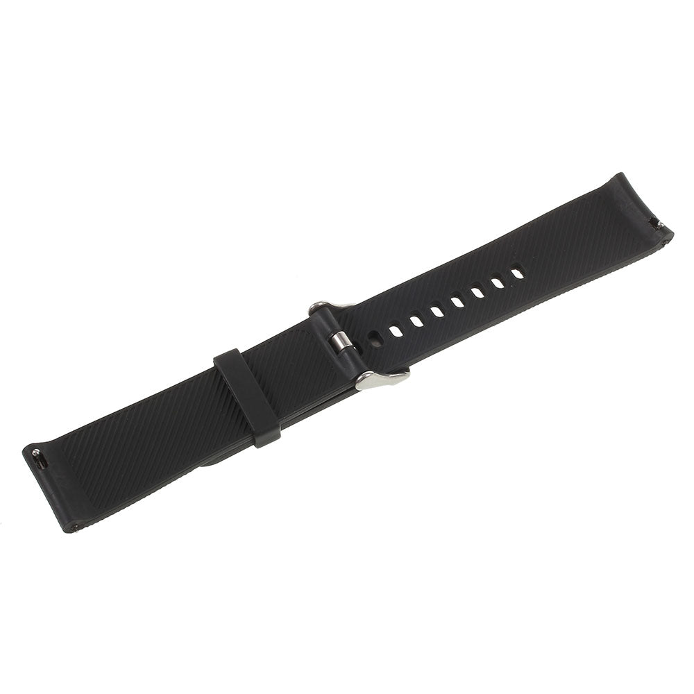 20mm Soft TPU Watch Band Strap for Samsung Gear S2 Classic / Garmin Vivoactive 3 / Amazfit Youth