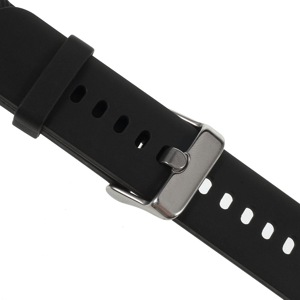 20mm Soft TPU Watch Band Strap for Samsung Gear S2 Classic / Garmin Vivoactive 3 / Amazfit Youth