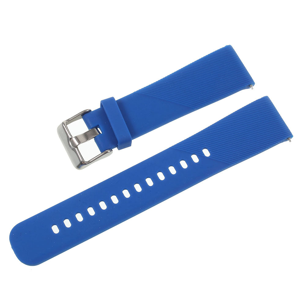 20mm Soft TPU Watch Band Strap for Samsung Gear S2 Classic / Garmin Vivoactive 3 / Amazfit Youth