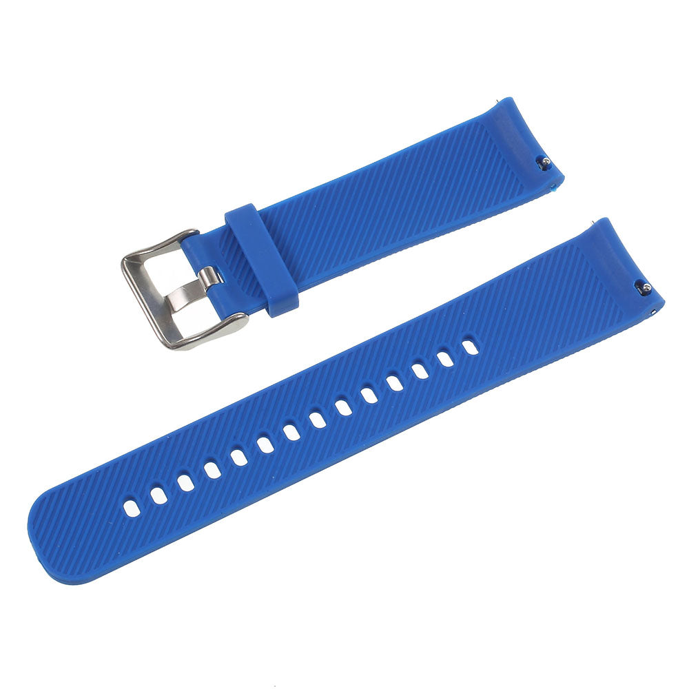 20mm Soft TPU Watch Band Strap for Samsung Gear S2 Classic / Garmin Vivoactive 3 / Amazfit Youth