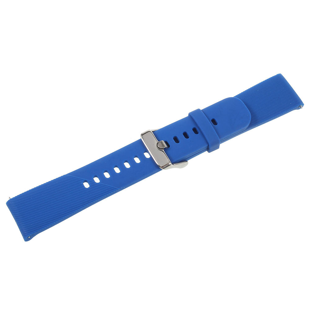 20mm Soft TPU Watch Band Strap for Samsung Gear S2 Classic / Garmin Vivoactive 3 / Amazfit Youth