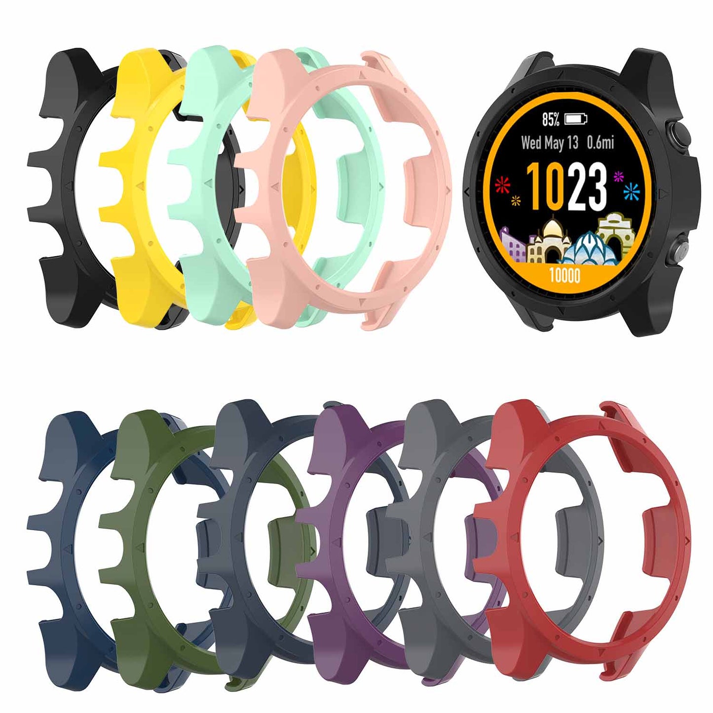PC Watch Case Bracelet Protective Watch Cover for Garmin Forerunner 935/Forerunner 945