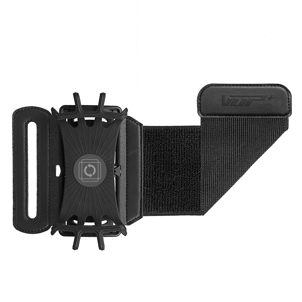 180-degree Rotatable Sport Cycling Running Cellphone Holder Wrist Strap Armband for 4-6 inches Phone
