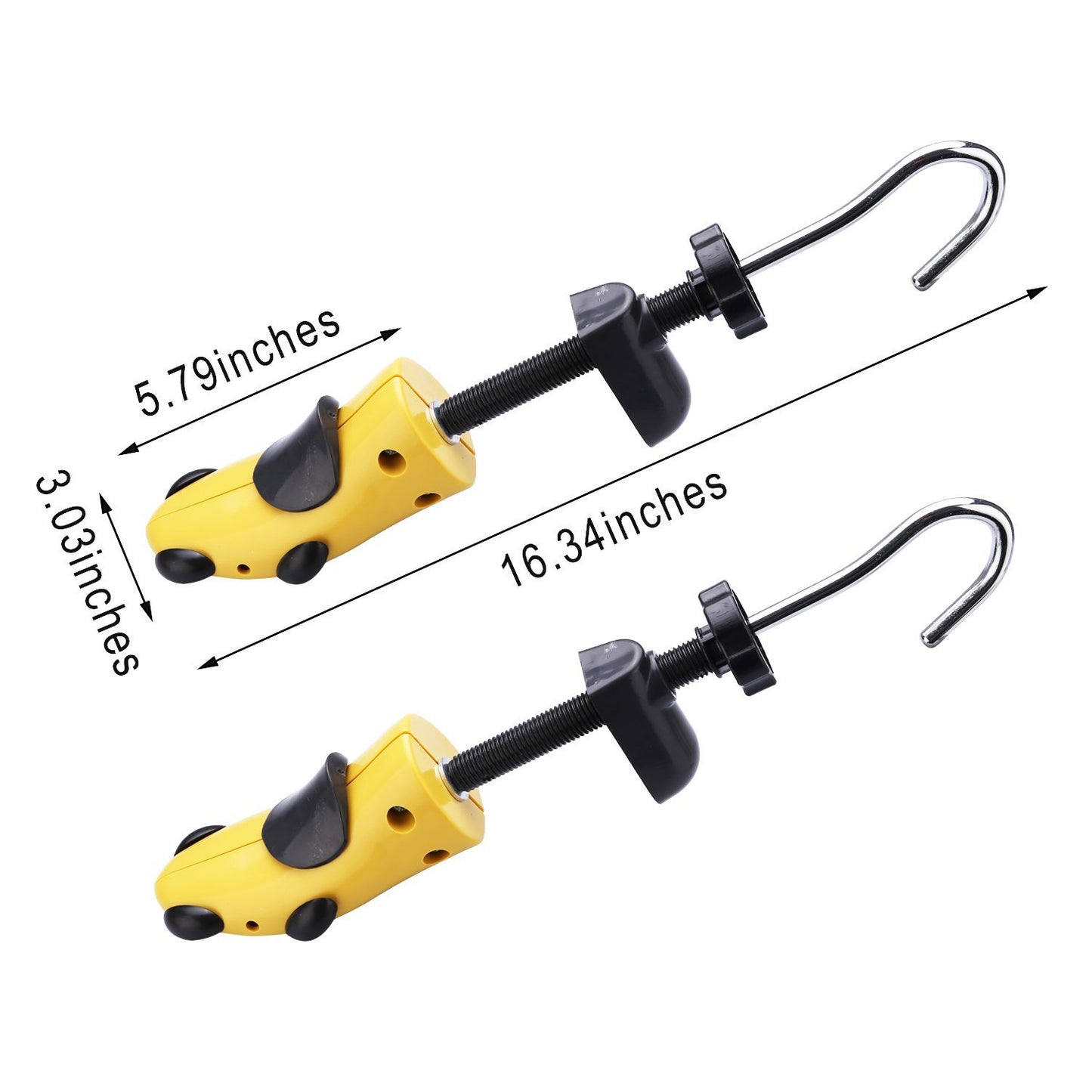 1 Piece Shoe Stretcher Adjustable Length and Width Tough Plastic Shoe Stretcher