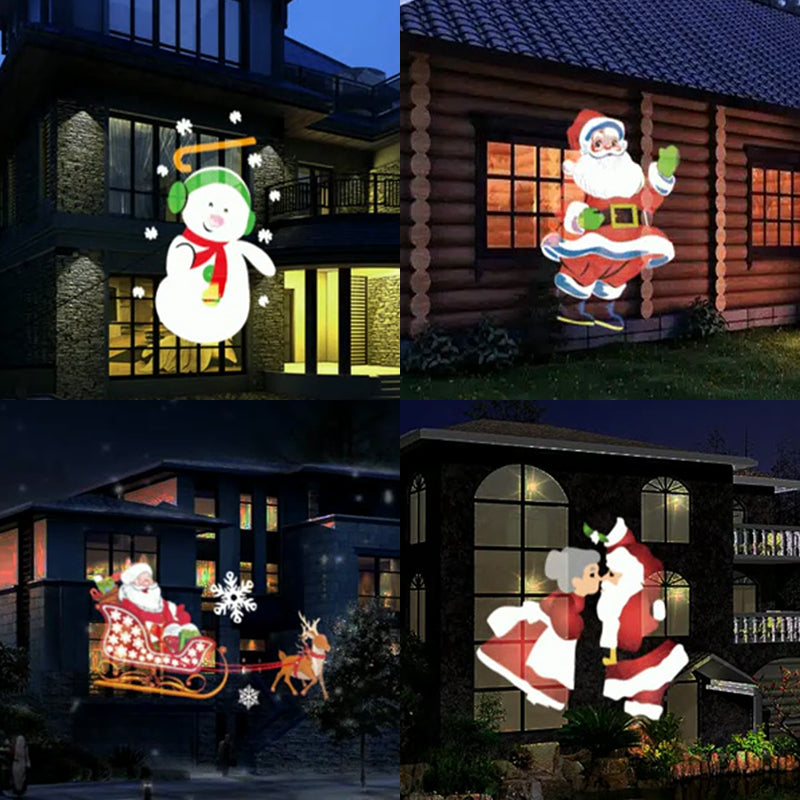 Outdoor Waterproof Christmas Snowflake LED Animation Projector