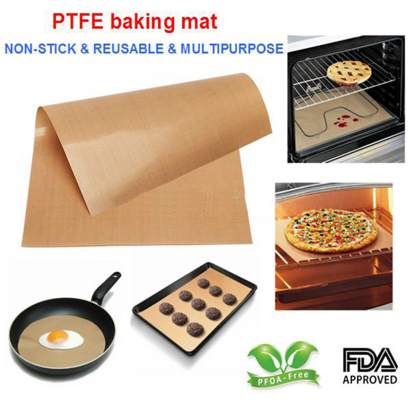 Non-stick Oil-proof Pastry Oven PTFE Baking Mat Washable with SGS & FDA Certification