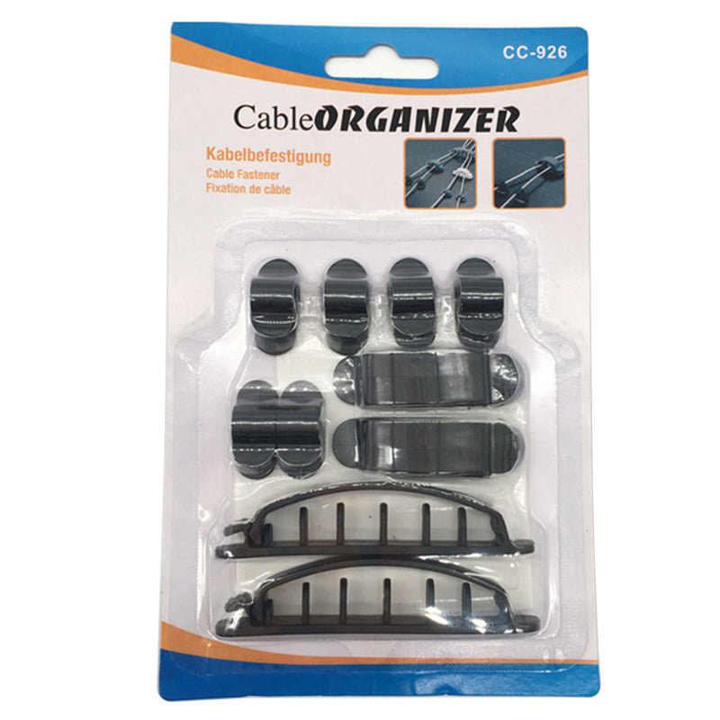 10 in 1 Plastic Flexible Cable Organizer for Electric Wires CC-926