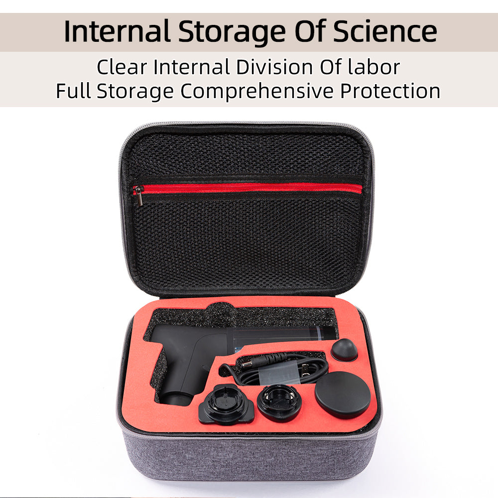 Portable Shockproof Storage Carrying Case Tote Bag for Hypervolt GO Fascia Massage Gun