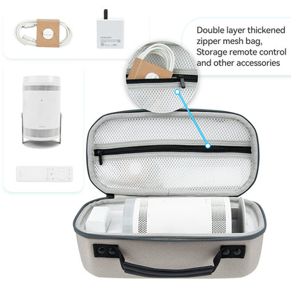 For Samsung The Freestyle Projector Storage Bag Shockproof Hard EVA Oxford Cloth Portable Travel Carrying Case
