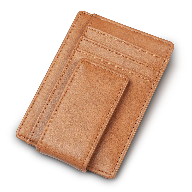 Anti-magnetic ID Card Bank Card Anti-Theft Swiping Wallet Pocket Bus Card Bag