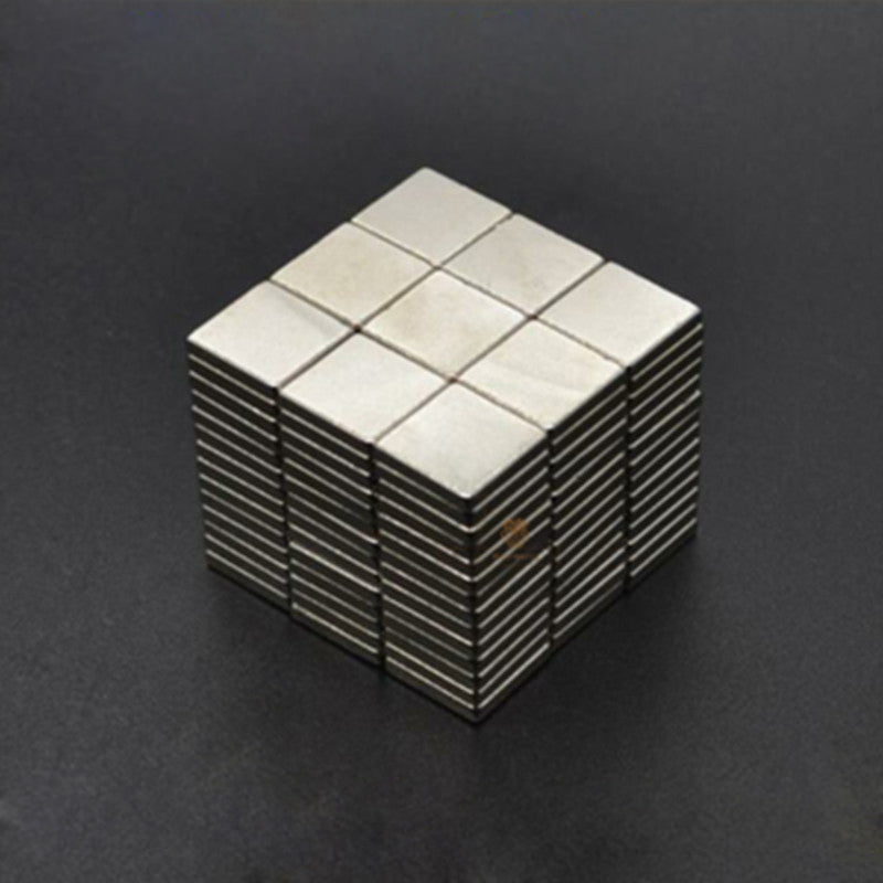 100PCS 10x10x2mm Rectangular Magnet Super Strong Magnetic NdFeB Magnet