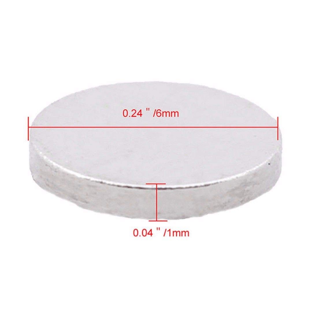 200Pcs/Pack Mini Small Round Magnetic Disc NdFeB Super Strong Powerful Magnets 6*1mm