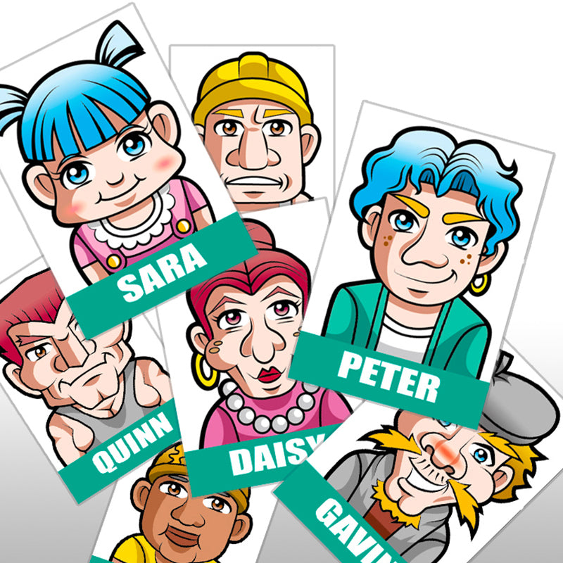 11870 Guess Who I Am Board Game Funny Character Cards Family Guessing Games Kids Educational Toy