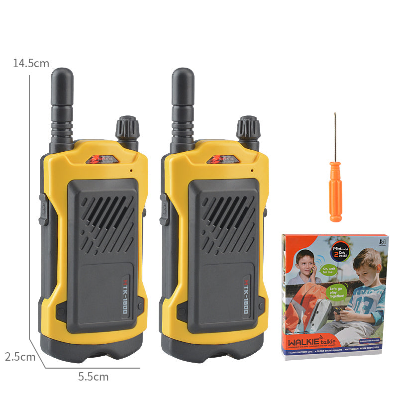 2Pcs / Set Handheld Walkie-Talkie Outdoor Indoor Mini Wireless Radio Intercom Toy for Kids