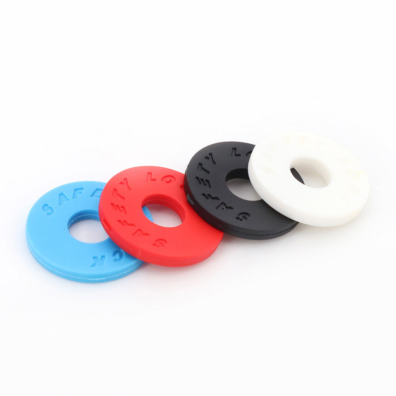 100Pcs Guitar Strap Buckle Non-slip Gasket Guitar Lock Washer
