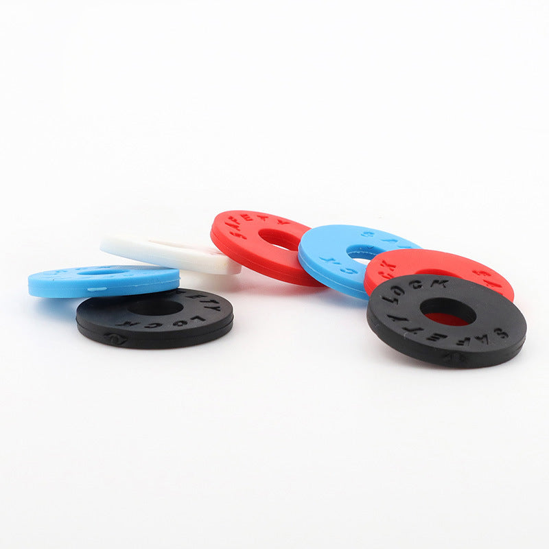 100Pcs Guitar Strap Buckle Non-slip Gasket Guitar Lock Washer