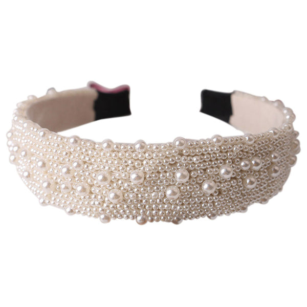 H1053 French Style Pearl Headbands Sweet Pearl Hairband Bridal Hair Hoop Wedding Hair Accessories for Women Girls