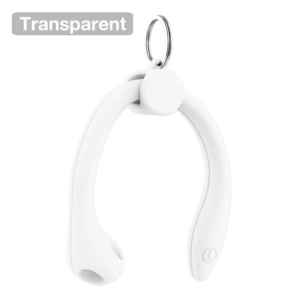 1 Pair Earhooks Holder Silicone Anti-lost Ear Hook for AirPods with Charging Case (2019)(2016)/Huawei FreeBuds3