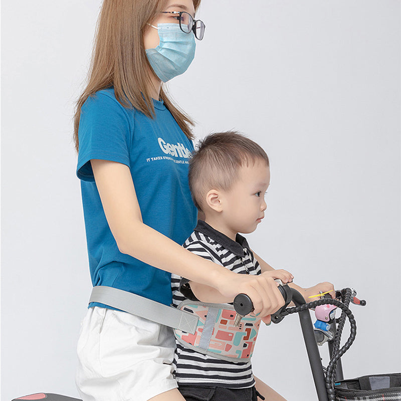 Children Motorcycle Safety Belt Kids Safety Strap Harness Seat Belt for Ages 2-7