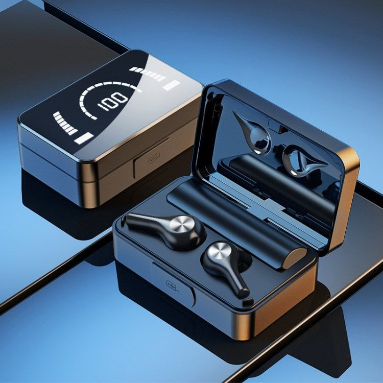 TWS-F17 Wireless Bluetooth 5.1 Earbud Headphones TWS Stereo Noise Cancelling Wireless Earphones
