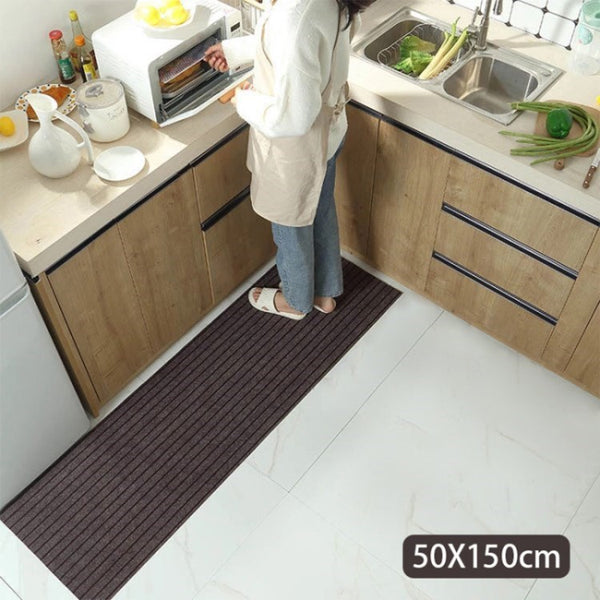Non-slip Doormat Bathroom Entrance Carpet Long Runner Rug Kitchen Foot Mat