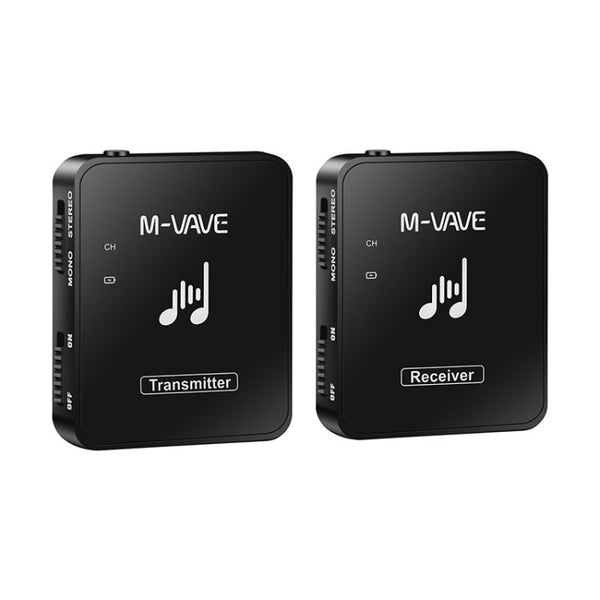 M-VAVE WP-10 Wireless Monitor System Transmitter and Beltpack Receiver for Studio/Band Rehearsal/Live Performance/Camera Record