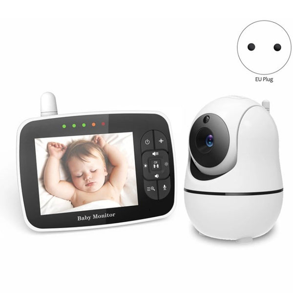 SM935E Video Baby Monitor 3.5-inch Screen 200m Long Range Auto Night Vision Temperature Sensor Power Saving