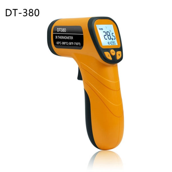 DT380  Non-contact Thermometer Heat Temperature Temp Gun for Cooking Griddle Grill Oven without Battery