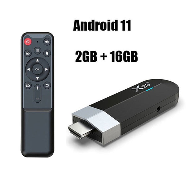 X98 S500 S905Y4 Android 11.0 Smart TV Dongle Quad Core H.265 4K Small Media Player TV Stick