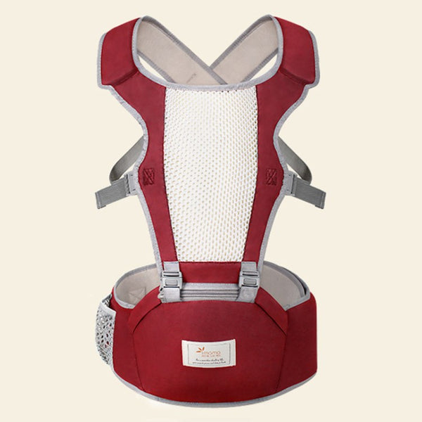 Baby Hip Seat Carrier Ergonomic Waist Stool Breathable Baby Waist Seat with Adjustable Strap and Pocket