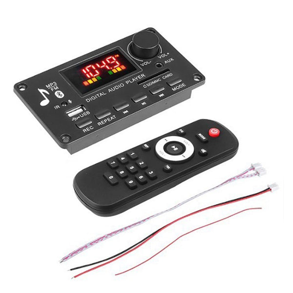 JQ D009BT Bluetooth Car Audio Player USB FM AUX Amplifier Auto FM Radio Module with Small Remote