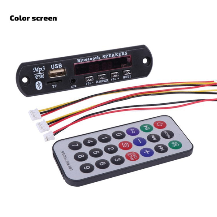 JQ D099BT-A1 12V Amplifier Car FM Radio Module MP3 Player Module Bluetooth 5.0 Decoder Board