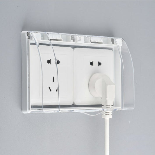 Outlet Cover Self-adhesive Waterproof 86-Type Electric Plug Socket Cover Baby Safety Socket Protector