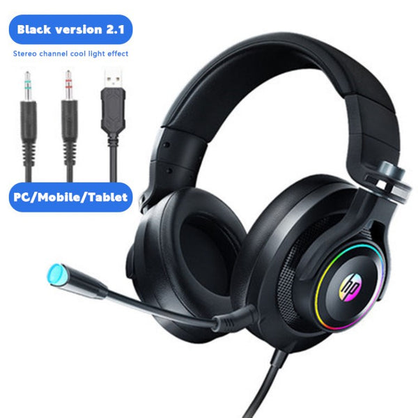 HP H500 Gaming Headset Stereo Headphone with Noise Cancelling Microphone RGB Light