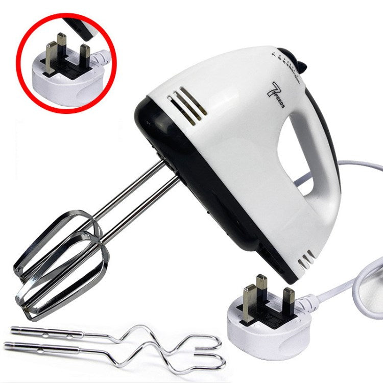 Electric Egg Beater 7-Speed Mini Handheld Hand Mixer for Easy Whipping, Mixing Cookies and Cakes
